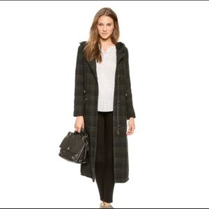 Free People NWOT Plaid Trench Coat
